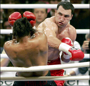 Wladimir Klitschko on the job