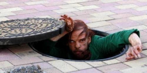 Denis Lavant...as a sewer-dwelling mutant