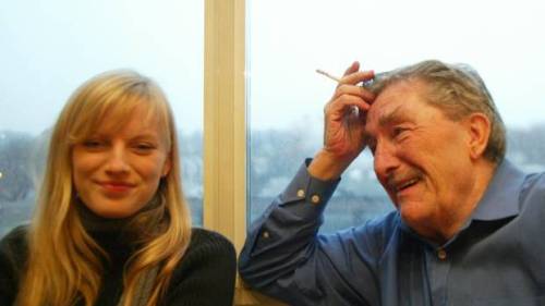 Daughter and dad: Sarah and Michael Polley