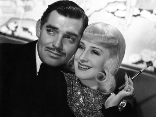 Clark Gable, Norma Shearer in "Idiot's Delight"