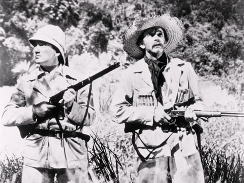 Spencer Tracy, Walter Brennan in "Stanley and Livingstone"