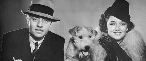 William Powell, Skippy/Asta, and Myrna Loy