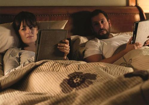Rosemarie DeWitt, Adam Sandler...always on line