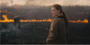 Jessica Chastain...back home on a ravage Earth