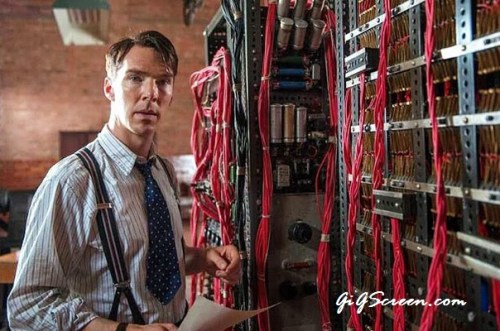 Benedict Cumberbatch as early computer creator Alan Turing