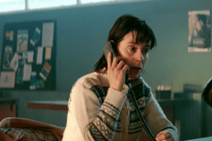 Sally Hawkins...a crisis hotline operator in "The Phone Call"