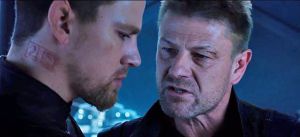 Channing Tatum and Sean Bean as intergalactic hunters