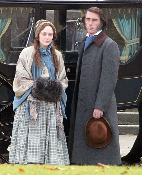 Dakota Fanning and Greg Wise as Effie and John Ruskin